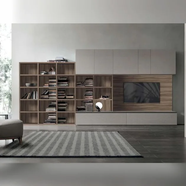Freestanding Wooden TV Wall System – A778
