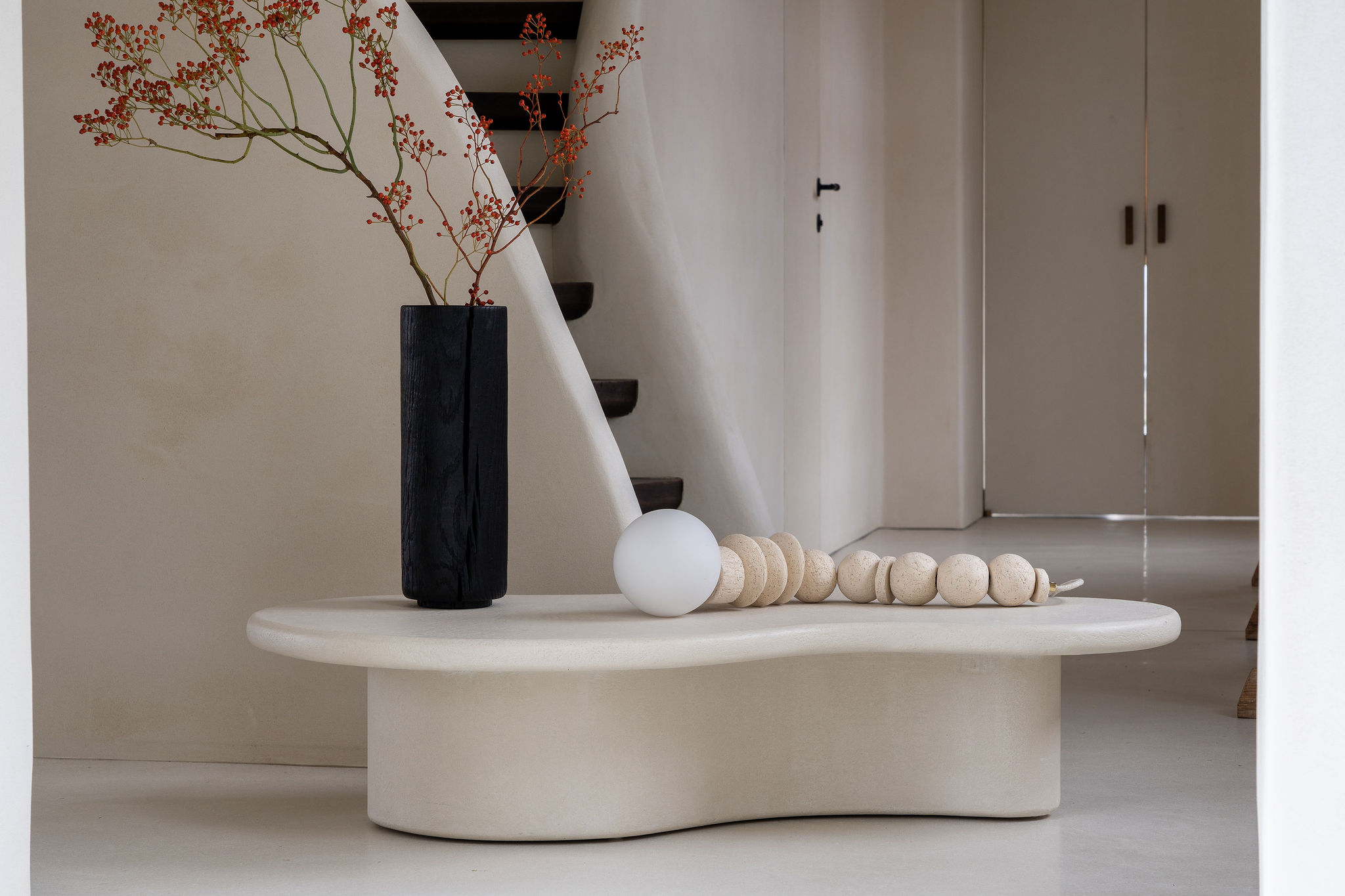 FLINT 01 Free form low coffee table