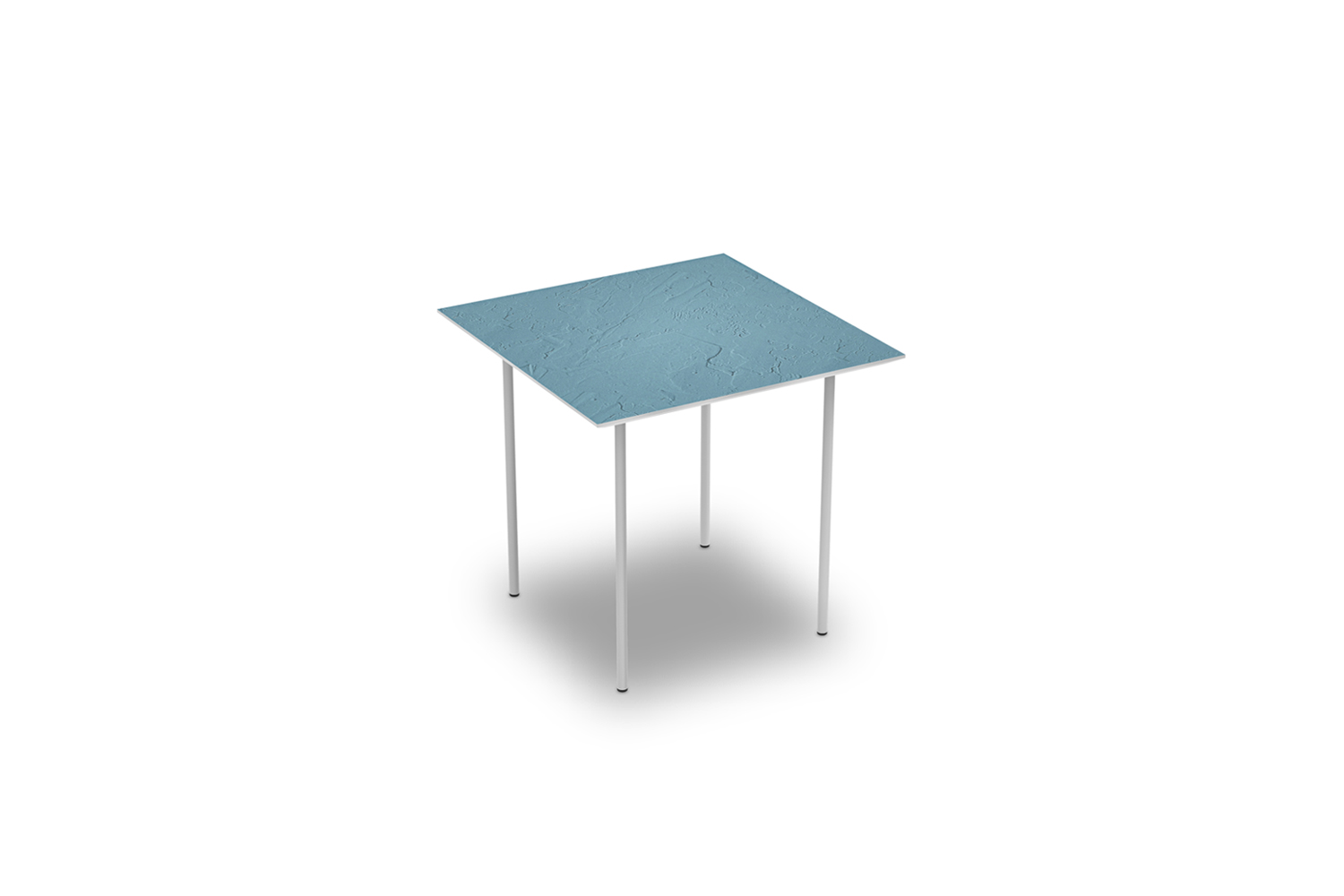 HOLMES Q-32-52-72-92 — Square metal coffee table