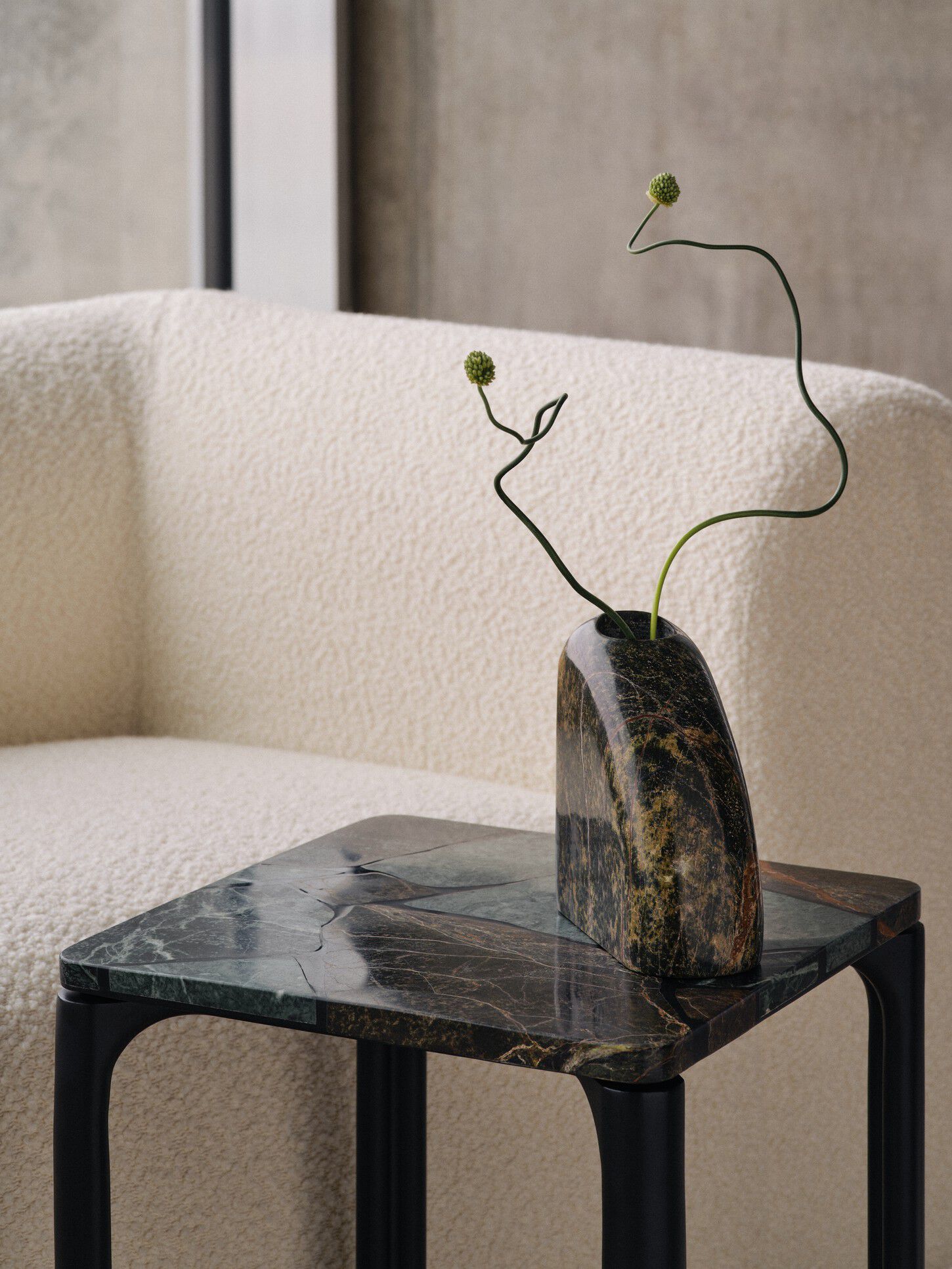 SMASH — Square marble coffee table