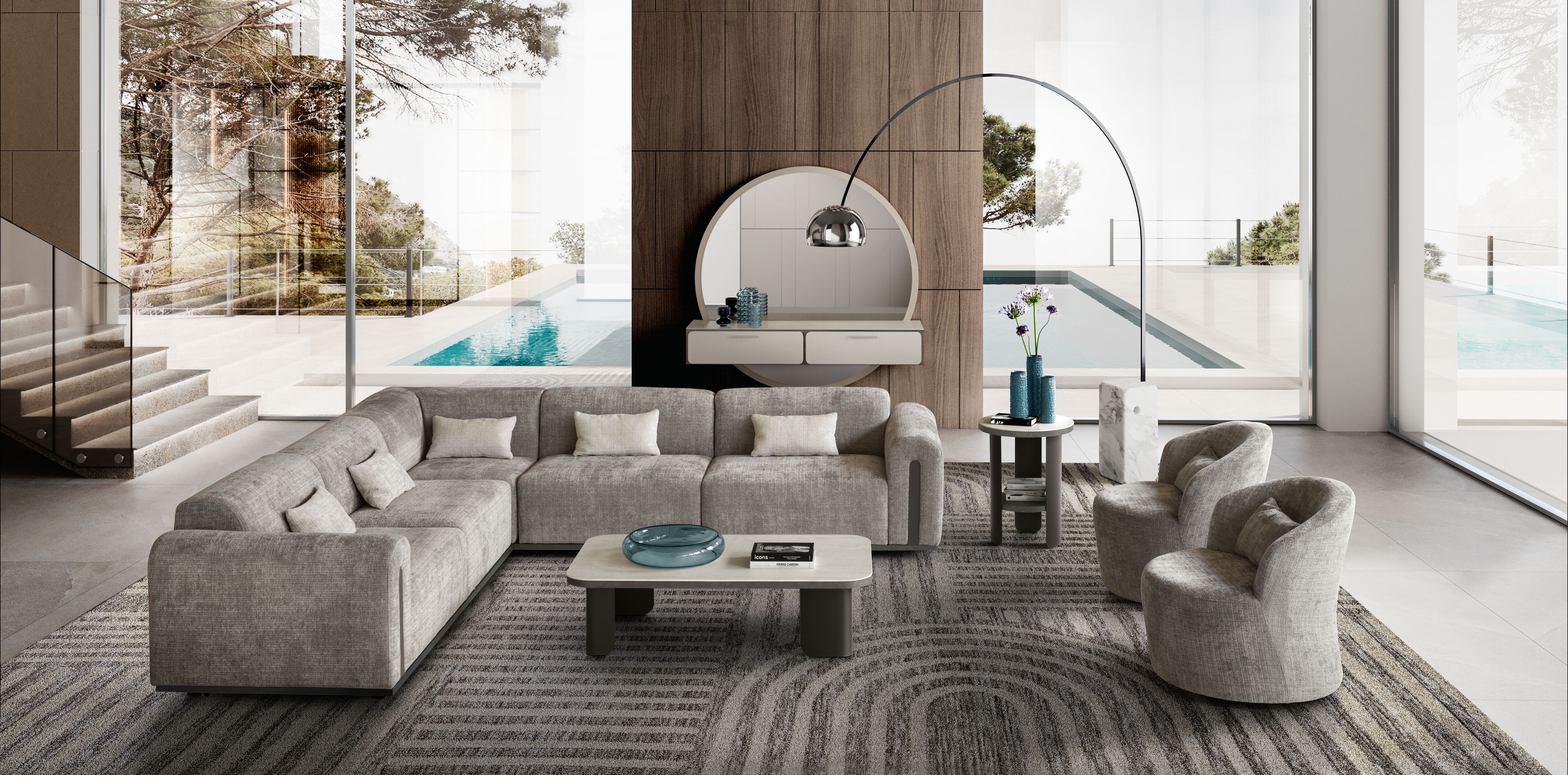 PERLA Rectangular coffee table