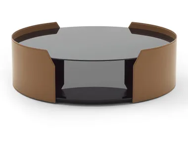 Low round coffee table LOUISE Flexform