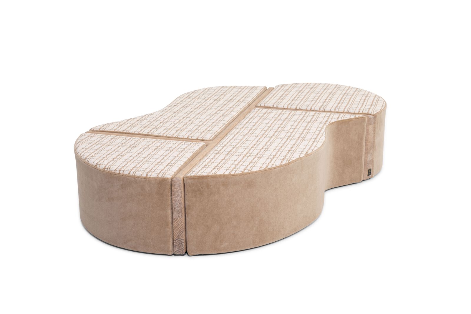 FLINT GRID DEDAR Free form low coffee table