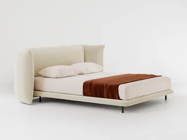 Upholstered fabric bed MILO Bolzan