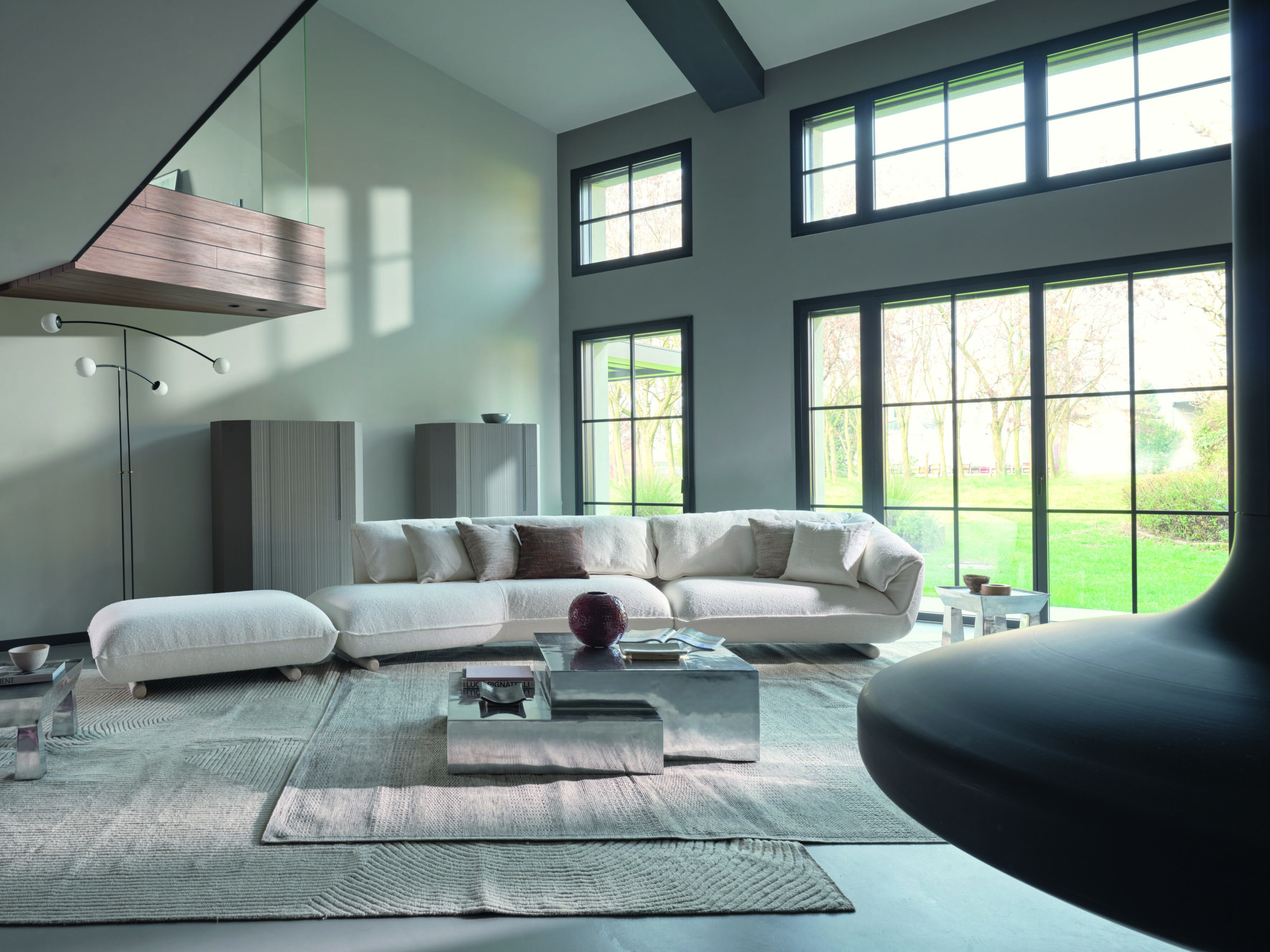 MEDLEY 40 Low aluminium coffee table