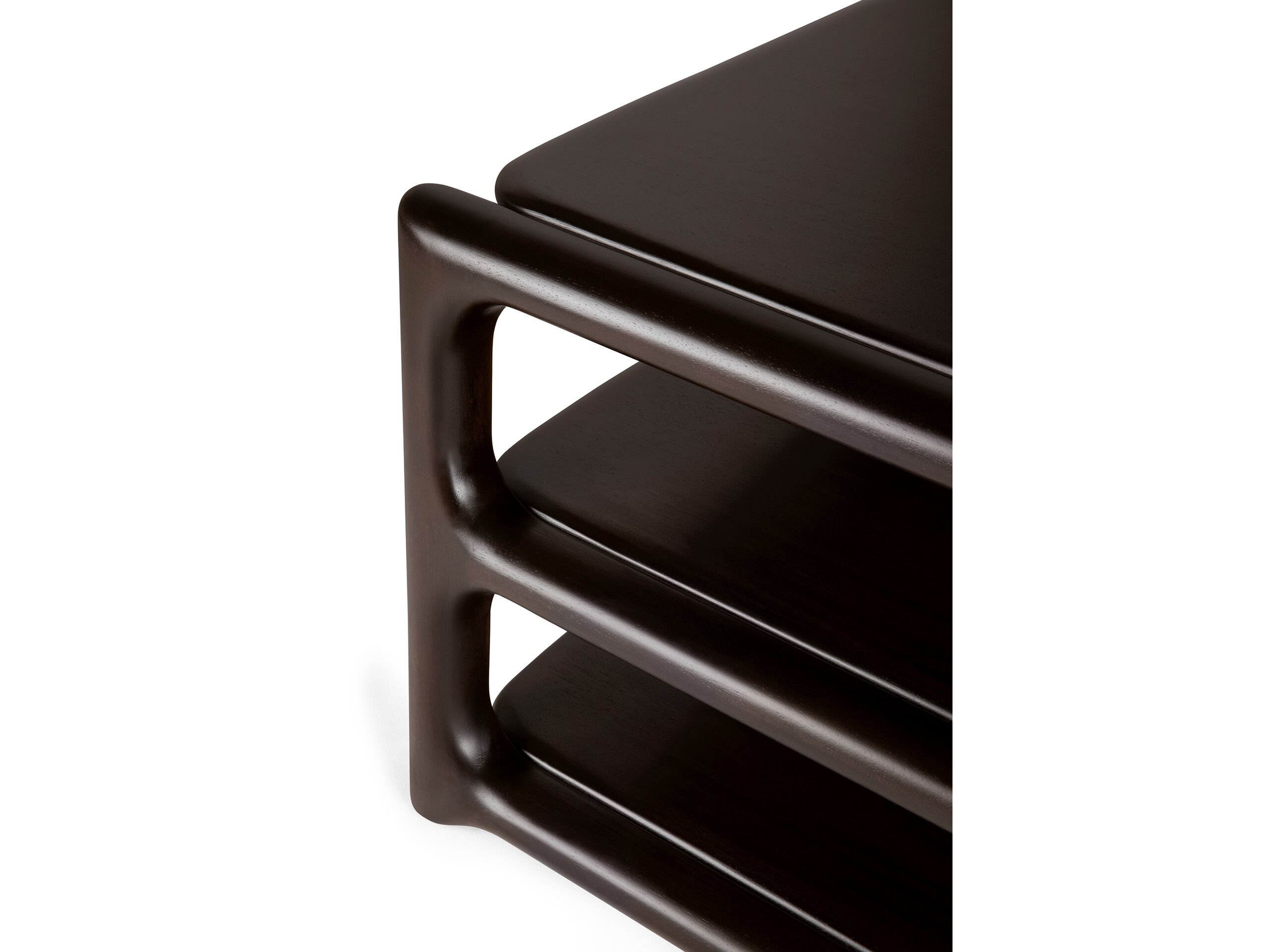EDA Rectangular mahogany central coffee table