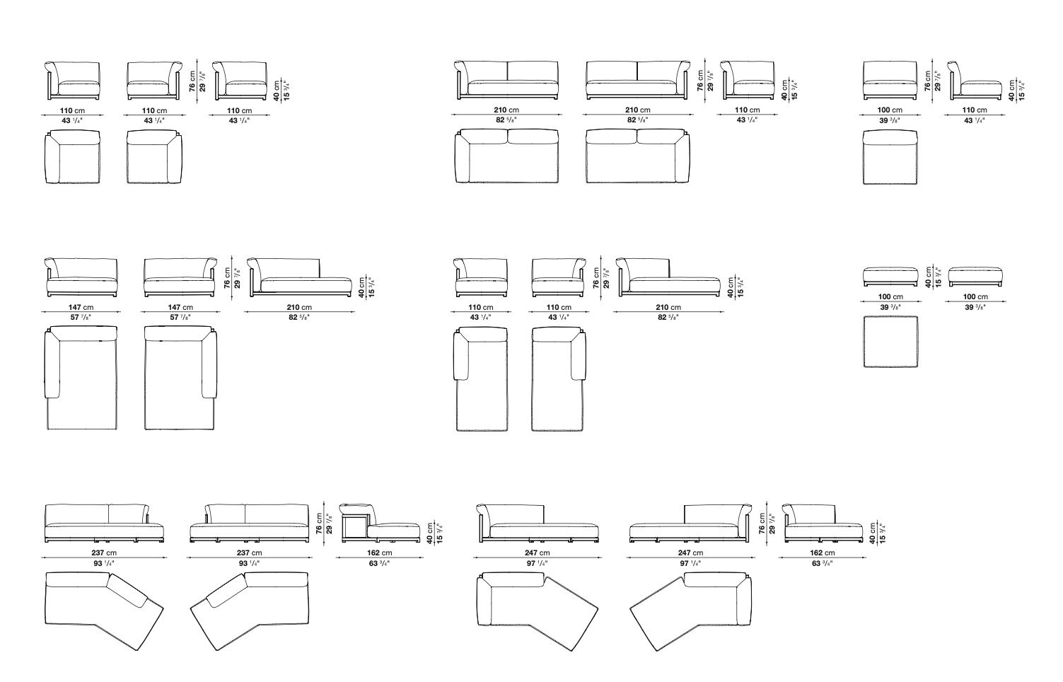 UNTITLED / UNTITLED OUTDOOR Sofa