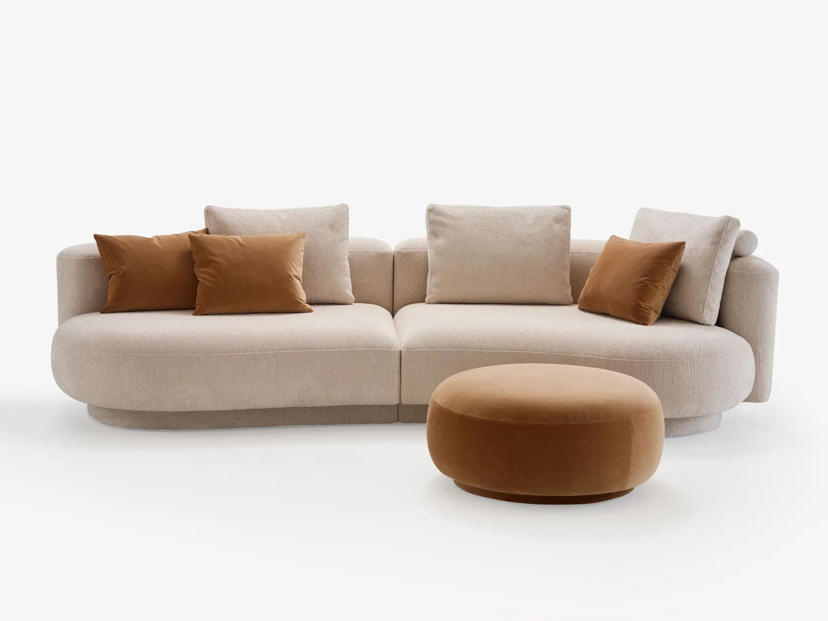 ANJA Curved modular sofa
