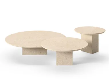 Round stone coffee table NESIDA De Padova