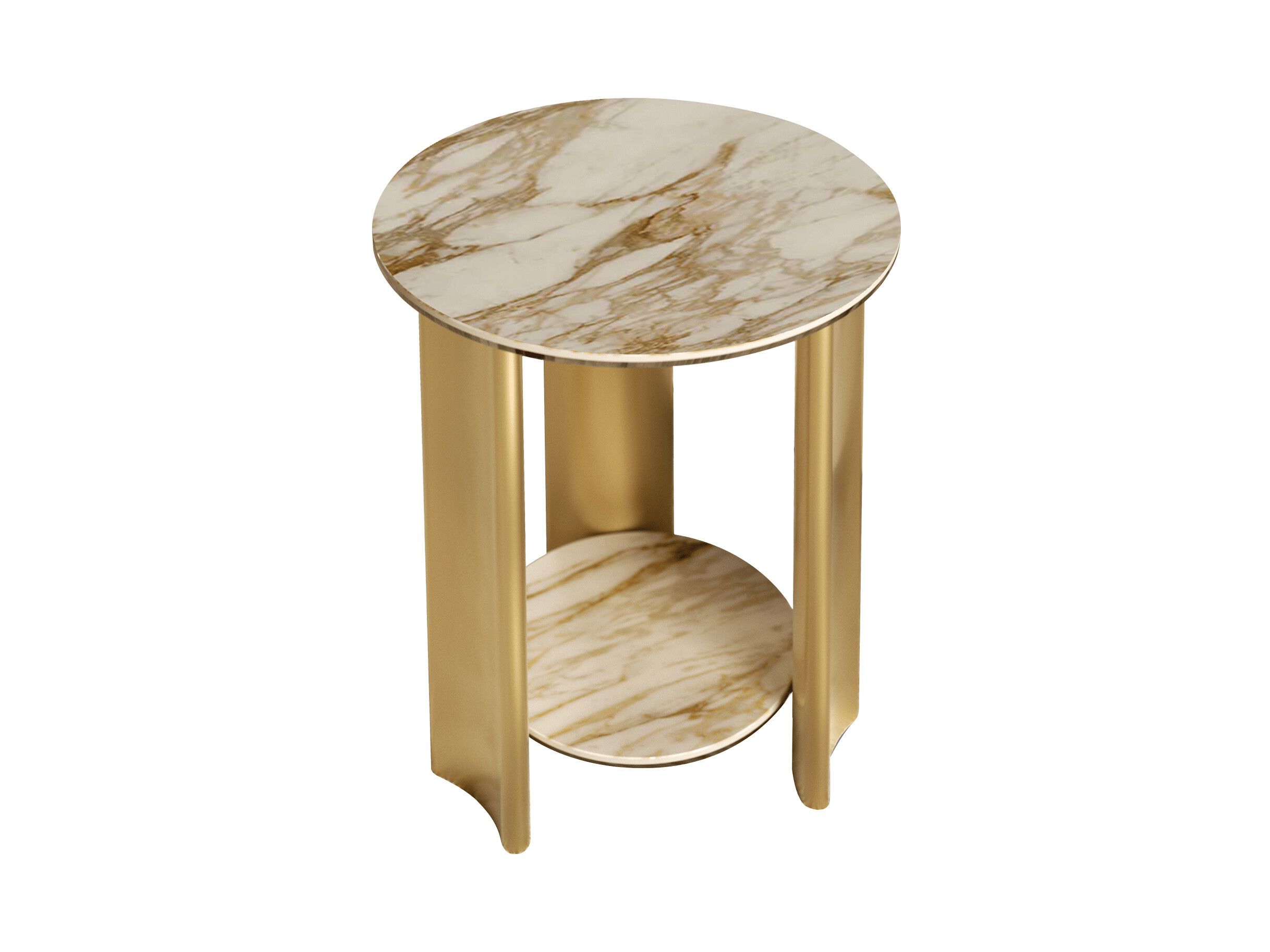 Round central coffee table