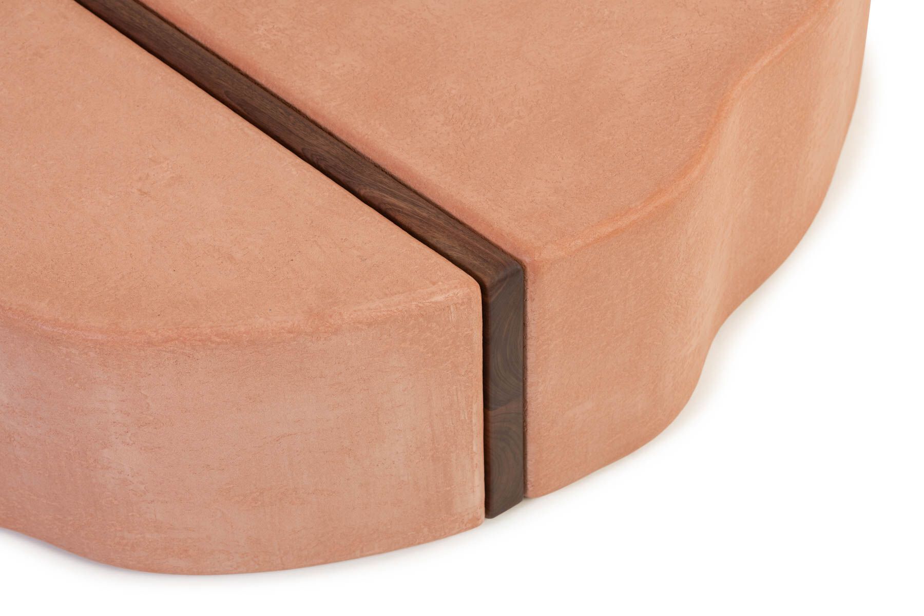 FLINT GRID ROUND Round low coffee table