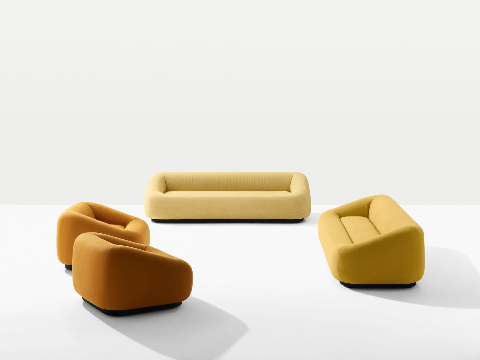 AOM 3 seater sofa with expanded polypropylene frame