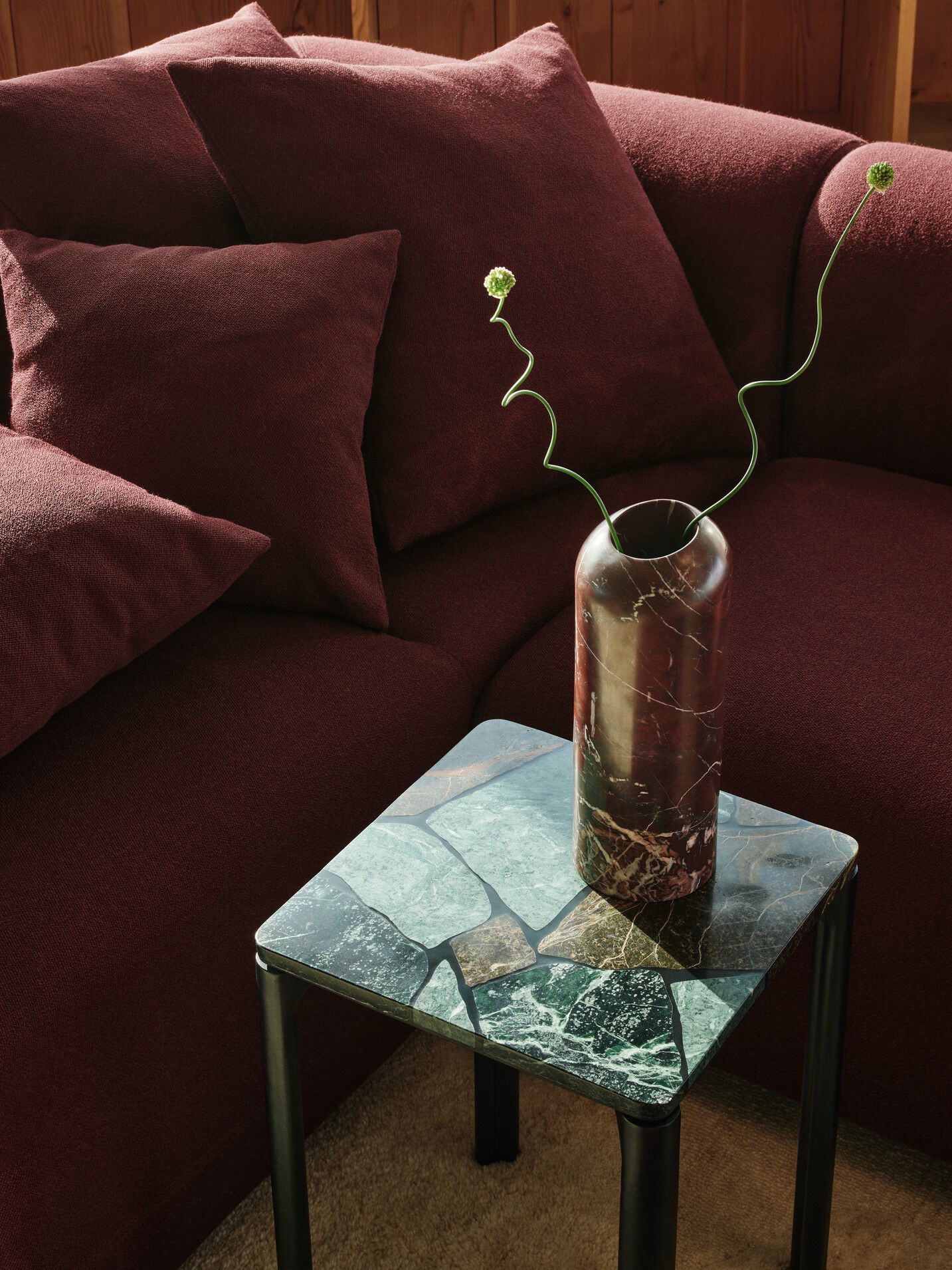 SMASH — Square marble coffee table