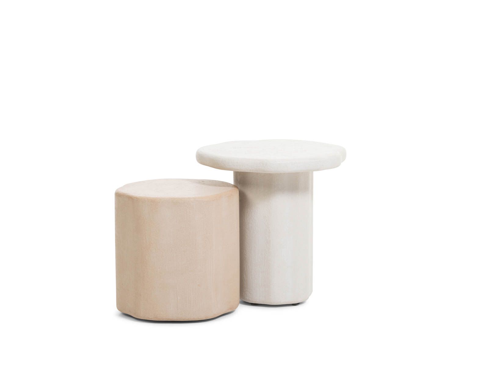 FLINT CHAMP Round coffee table with central base