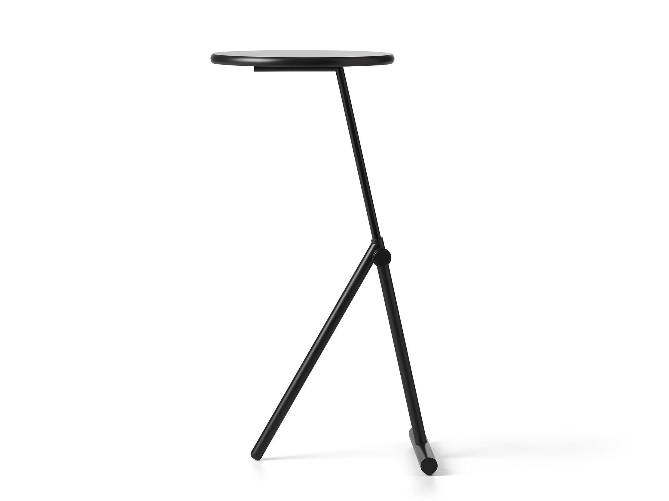 KOJI — Round height-adjustable coffee table with castors
