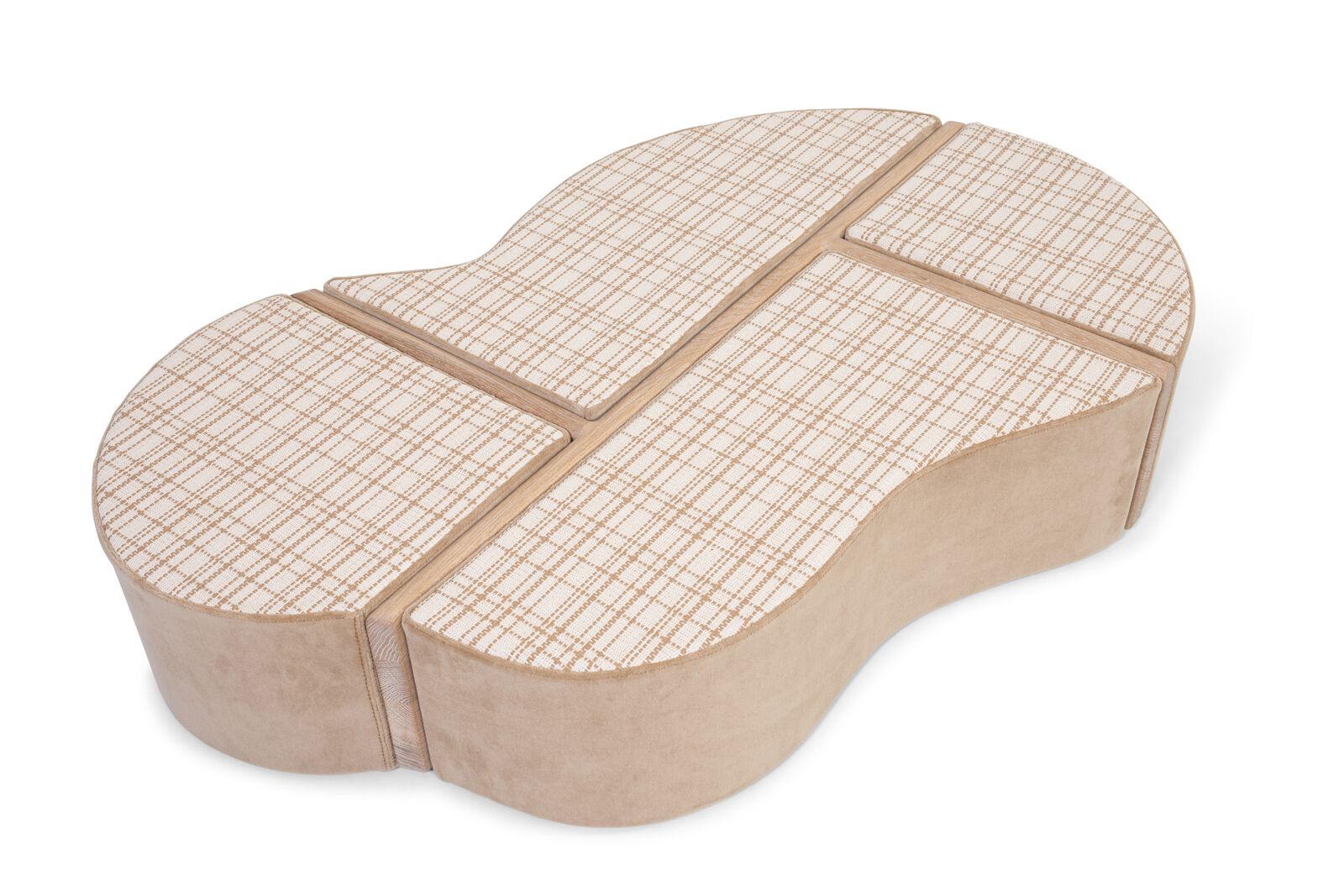 FLINT GRID DEDAR Free form low coffee table