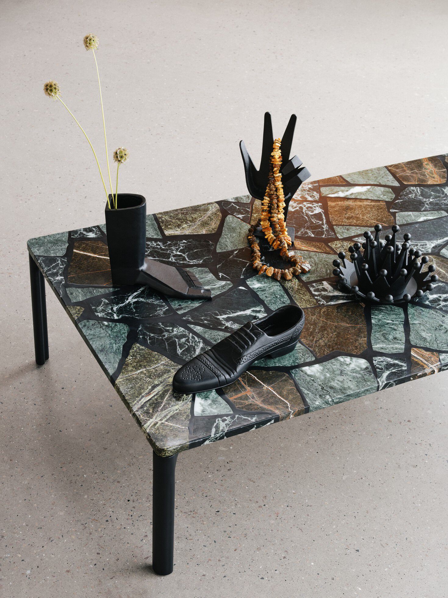 SMASH — Rectangular marble coffee table