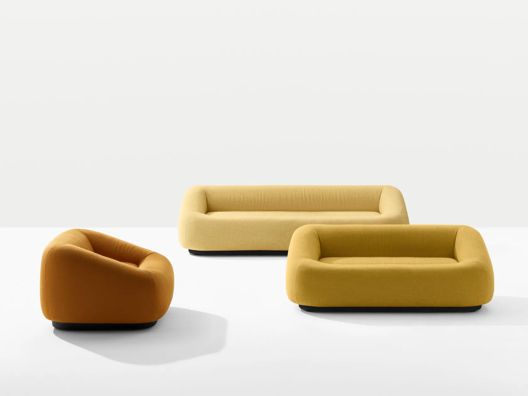 AOM 3 seater sofa with expanded polypropylene frame
