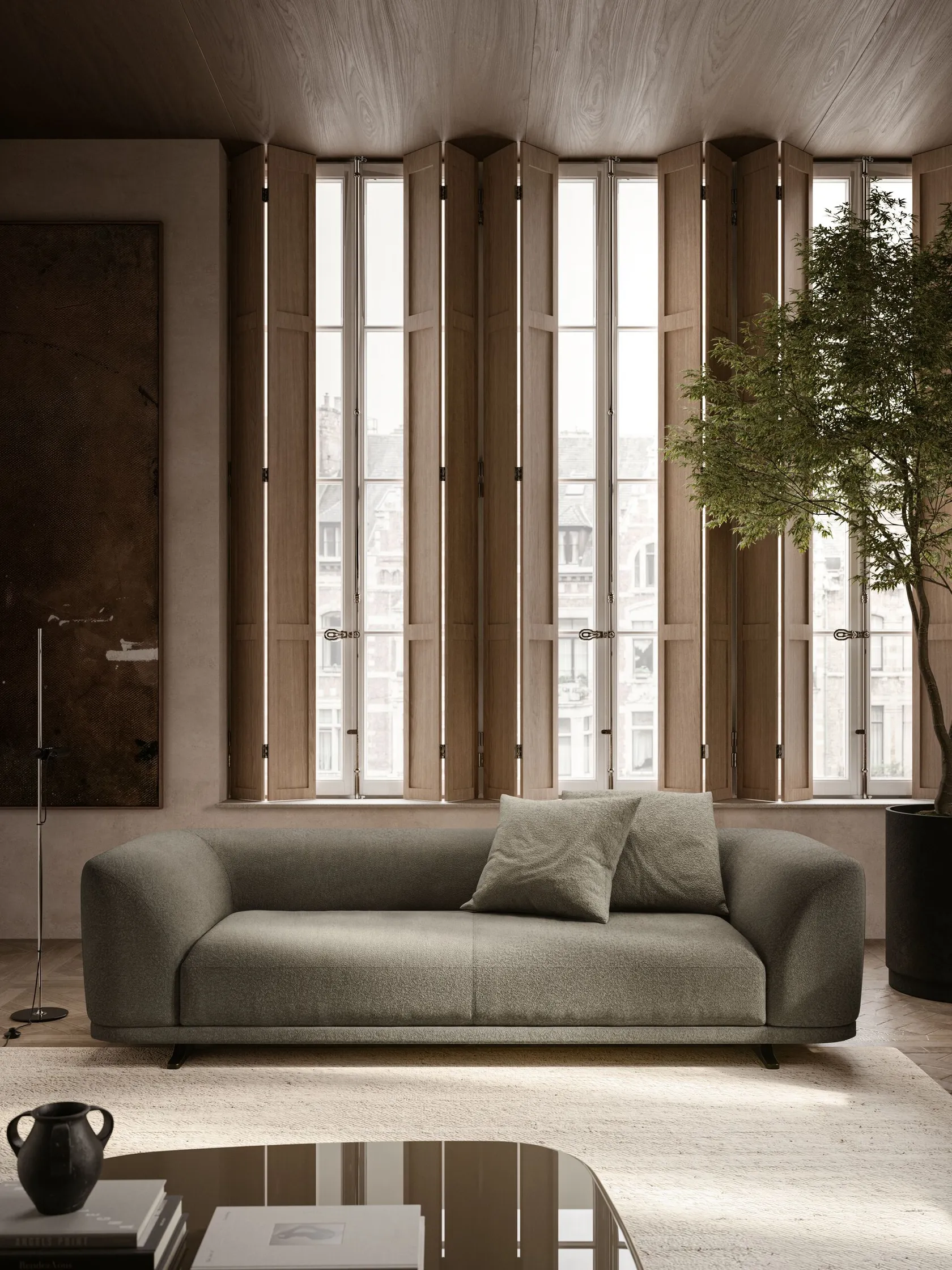 AUREL Modular fabric sofa