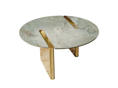 Round central coffee table BOLT Bontempi