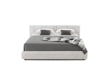 Fabric double bed with upholstered headboard KARPHI NAP Giorgetti