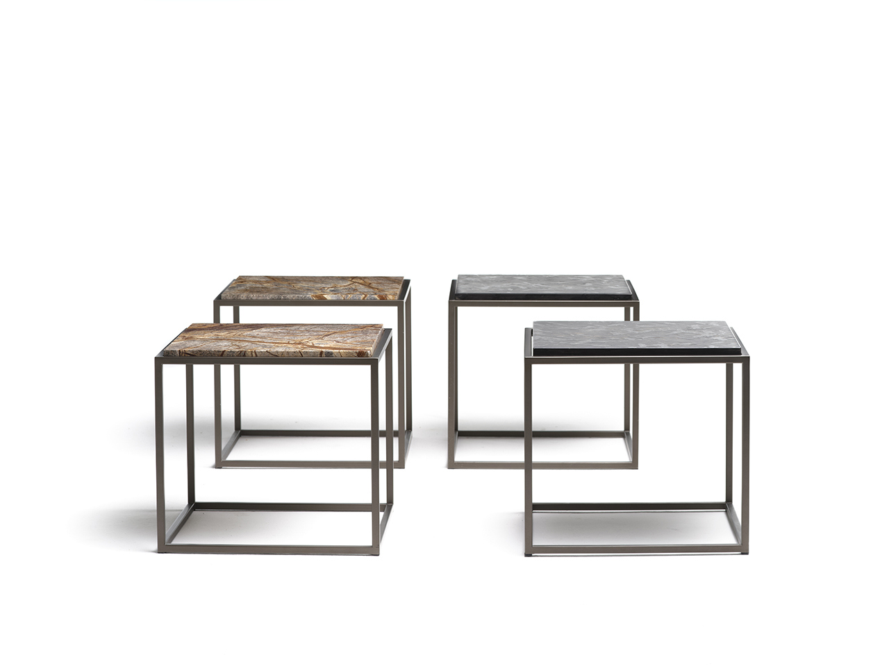 SILHOUETTE Square granite coffee table