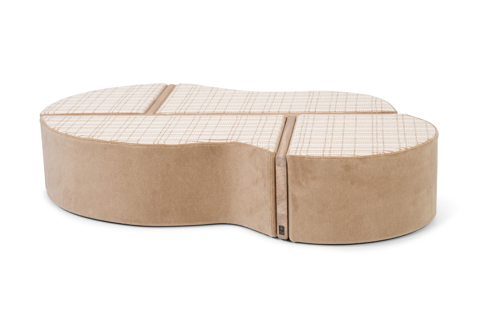 FLINT GRID DEDAR Free form low coffee table