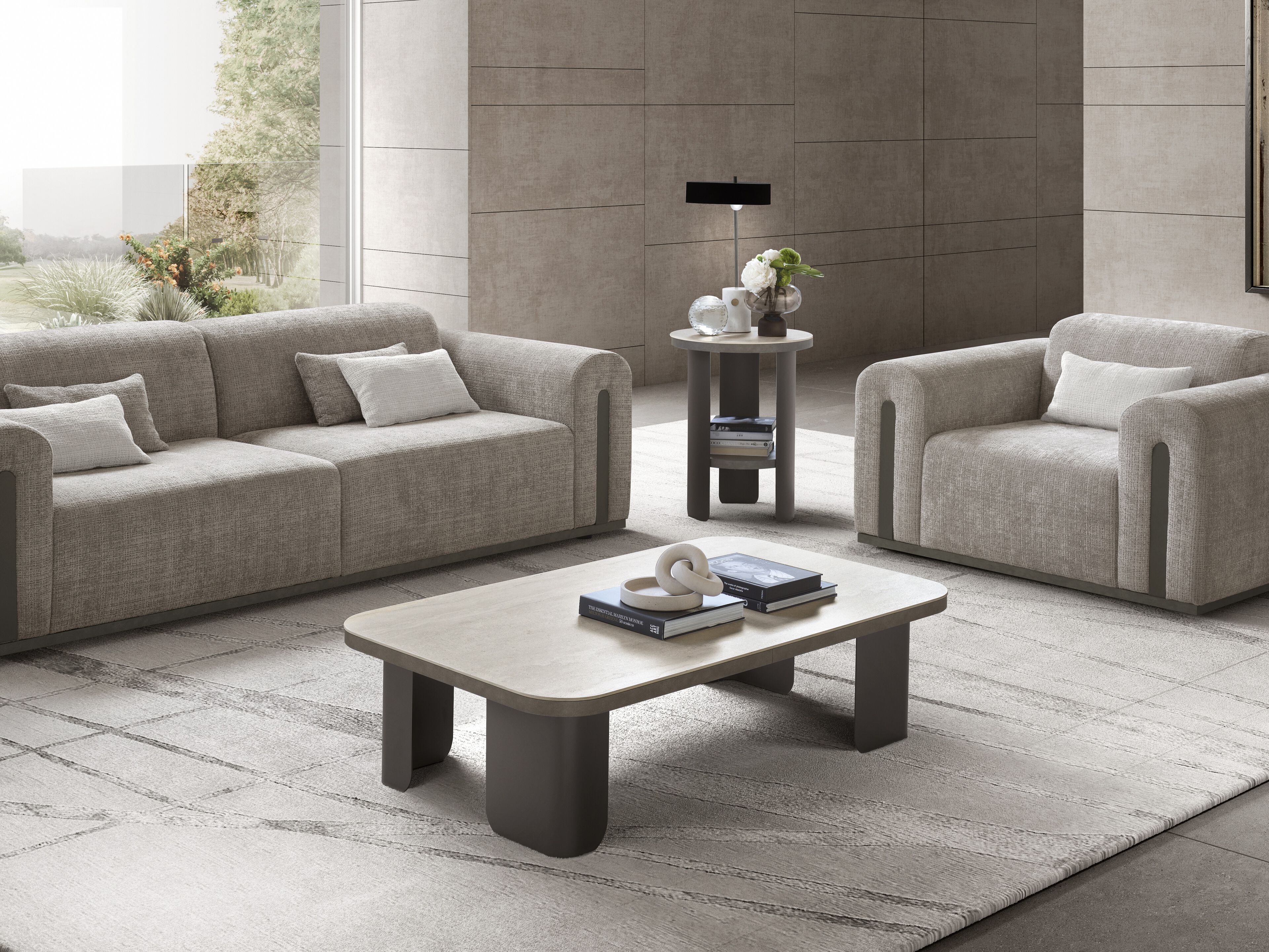 Rectangular coffee table