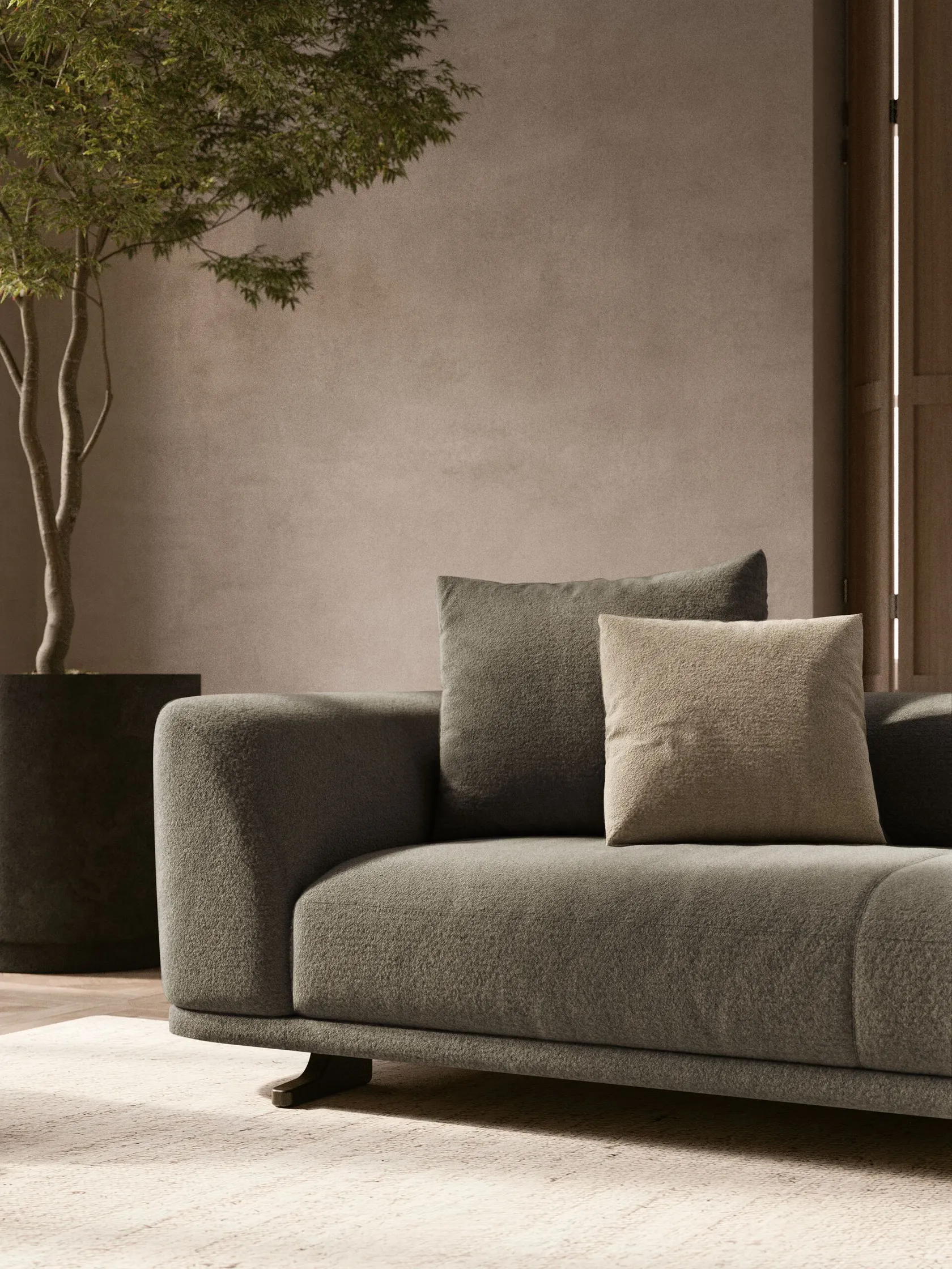 AUREL Modular fabric sofa