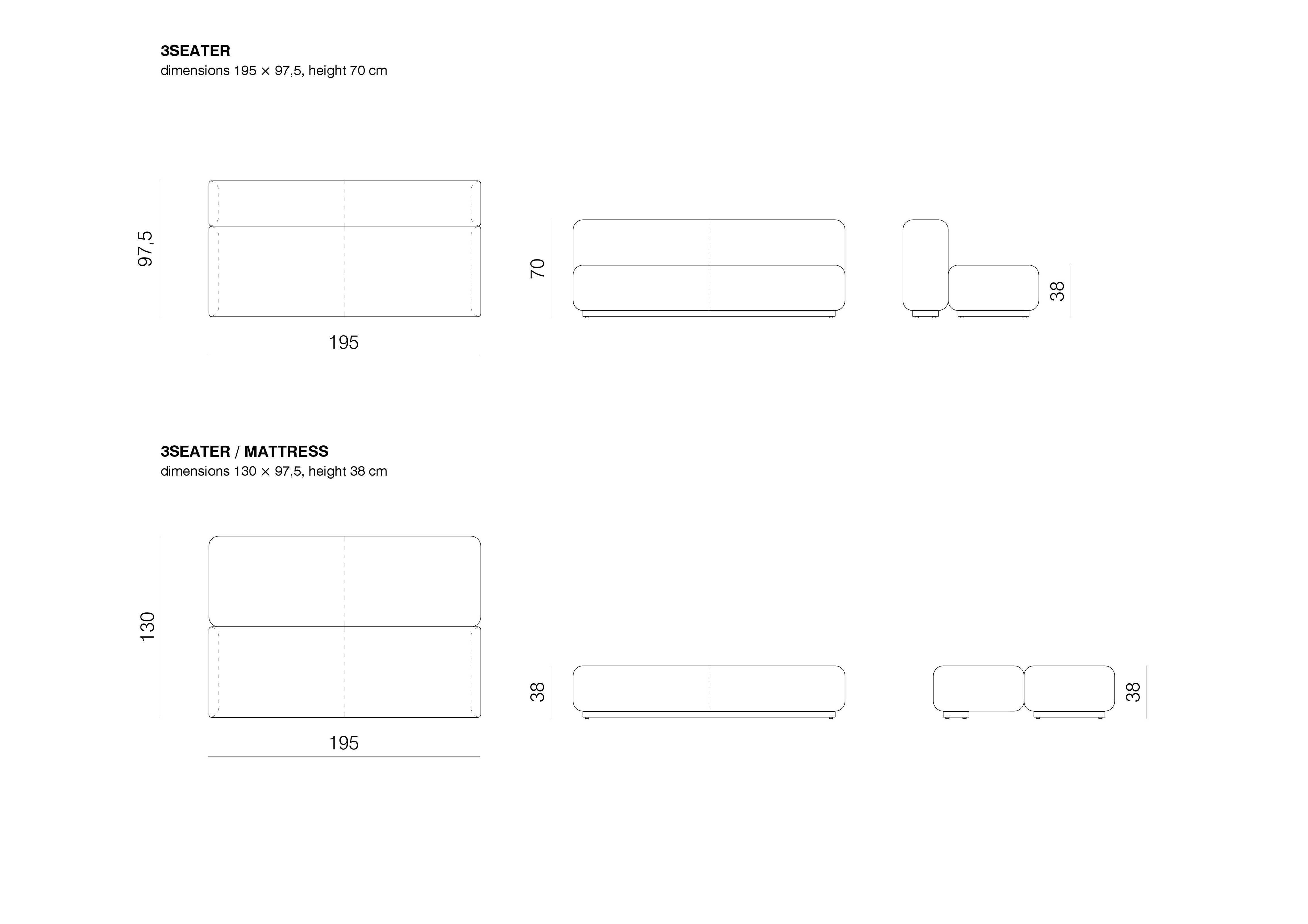 KLASTER Modular Sofa Bed