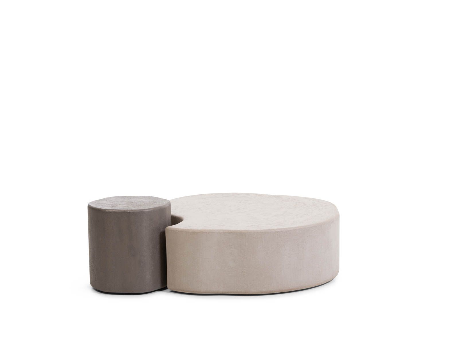 FLINT FUSED Free form low coffee table