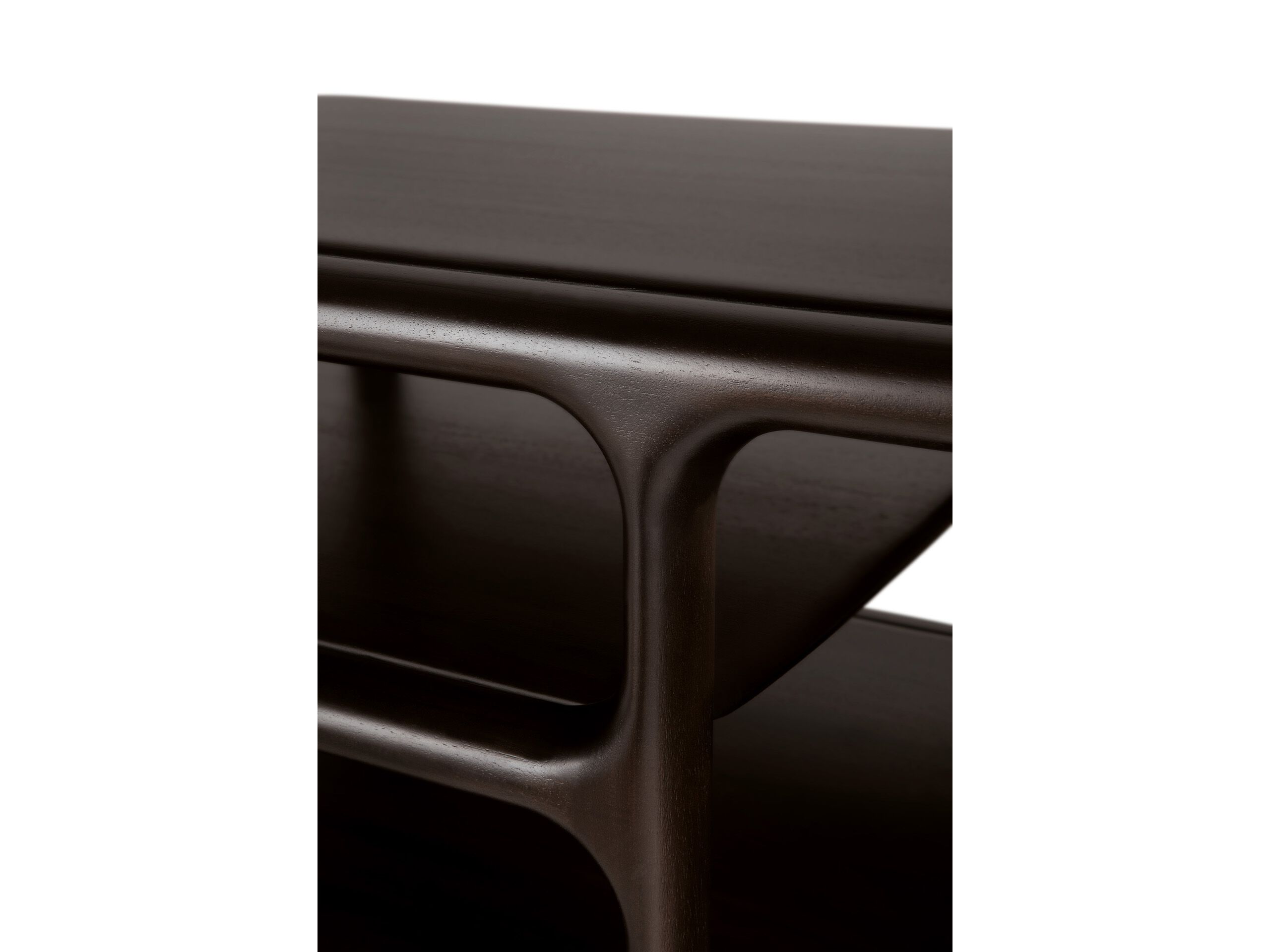 EDA Rectangular mahogany central coffee table