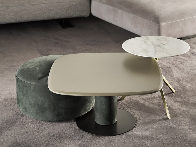 DYNAMIC Height-adjustable MDF side table
