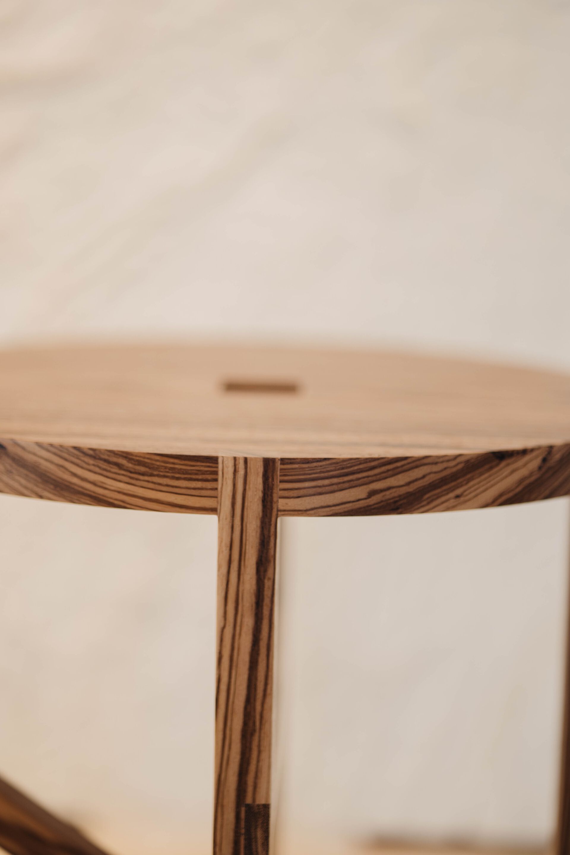 Second-Studio OBLIQUO Wooden coffee table / stool