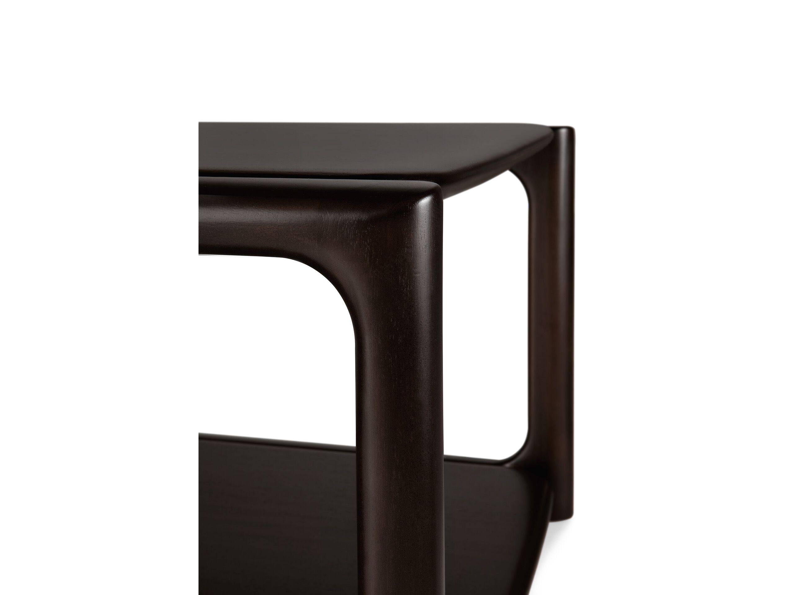 EDA Rectangular mahogany central coffee table
