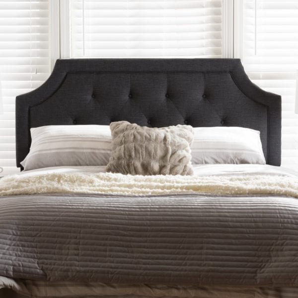 Charcoal Contemporary Headboard