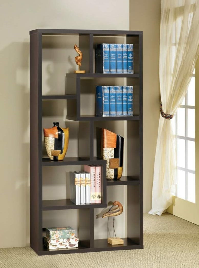 bookcase 5 - 8 Shelves Display Cabinet