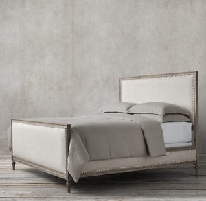 MAISON PANEL FABRIC BED WITH FOOTBOARD