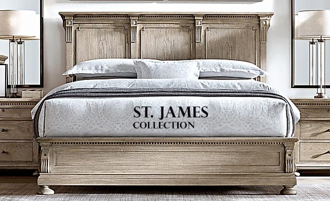 ST JAMES PANEL BED 25 - ST. JAMES COLLECTION