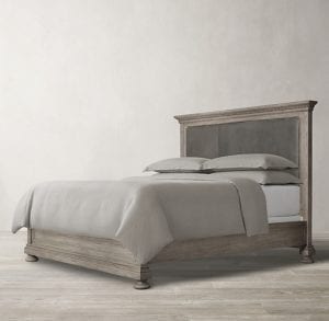 ST. JAMES PANEL LEATHER BED