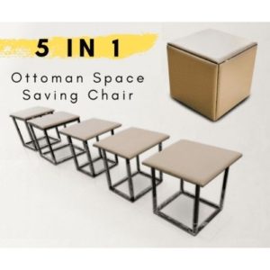 5 in 1 Ottoman Space Saving Chair