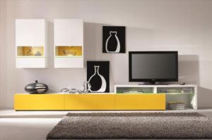 TV unit yellow furniture ideal 300x199 - Cart