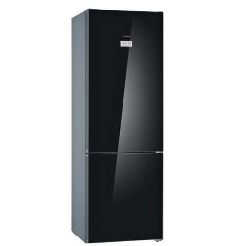 KGN36NL30U 8 - bosch Free-standing fridge-freezer with freezer at bottom, glass door, 193 x 70 cm, Black KGN56LB3E8