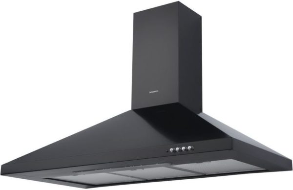 DOMINOX KITCHEN CHIMNEY HOOD 90 CM 420 M3/H BLACK DA 921 D BK