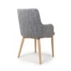 Aiko Tweed Grey Dining Chair