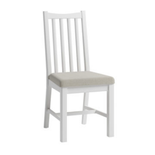 Hikaru White Slatted Back Dining Chair Fully Assembled - Hikaru White Slatted Back Dining Chair | Fully Assembled