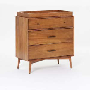 Mid-Century 3-Drawer Changing Table