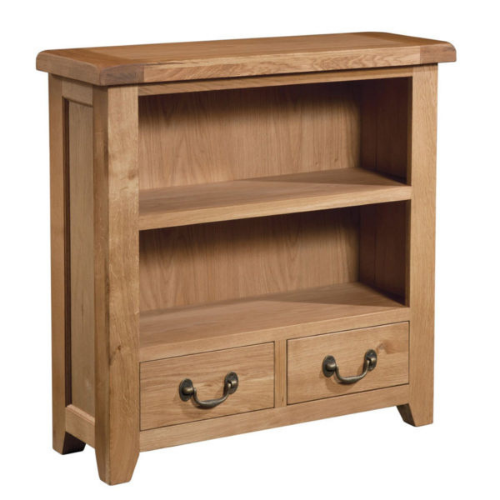 SukiWaxed Oak Low Bookcase Fully Assembled - SukiWaxed Oak Low Bookcase | Fully Assembled