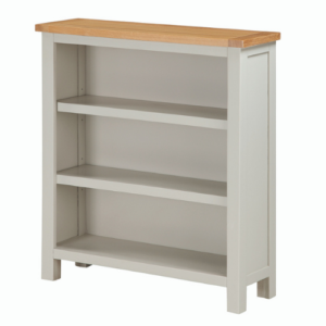 Takara Stone Grey Painted Low Bookcase Fully Assembled 300x300 - Cart