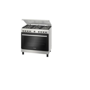 Bosch gas cooker 5 burners 90 cm with fan and safety cast iron HGVDF0V50S